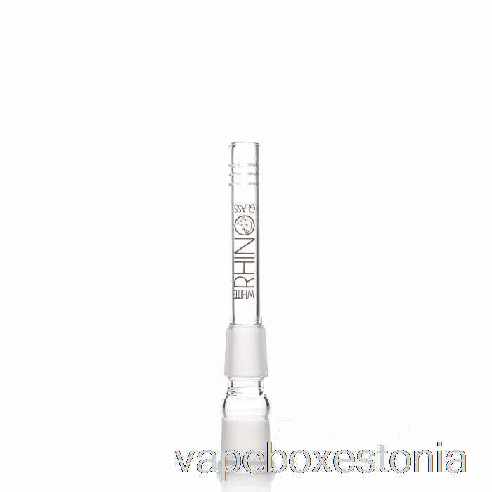 Vape Box Estonia Valge Ninasarvik 19/19 Klaasist Downstem 4tolline
